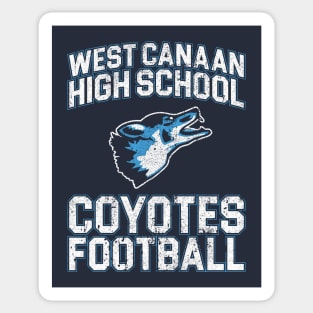 West Canaan High School Coyotes Football - Varsity Blues Sticker